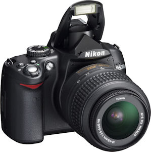 Nikon's D5000 single-lens reflex digital camera. Photo provided by Nikon Inc. Click for a bigger picture!