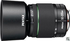 Pentax smc DA 50-200mm F4-5.6 ED WR lens. Photo provided by Pentax Imaging Co. Click for a bigger picture!