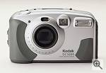 Kodak's DC3400 digital camera, front view. Courtesy of Eastman Kodak Co. - click for a bigger picture!