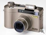 Kodak's DC4800 digital camera, front left quarter view.  Courtesy of Eastman Kodak Co. - click for a bigger picture!