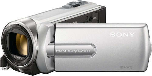 Sony's Handycam DCR-SX15E camcorder. Photo provided by Sony Europe Ltd. Click for a bigger picture!