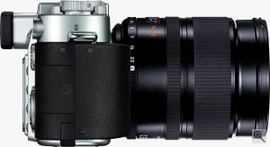 Leica's DIGILUX 3 digital camera. Courtesy of Leica, with modifications by Michael R. Tomkins. Click for a bigger picture!