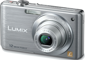 Panasonic's Lumix DMC-FS15 digital camera. Photo provided by Panasonic Consumer Electronics Co. Click for a bigger picture!