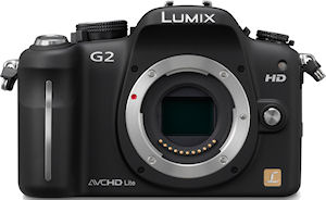 Panasonic's Lumix DMC-G2 digital camera. Photo provided by Panasonic Consumer Electronics Co. Click for a bigger picture!