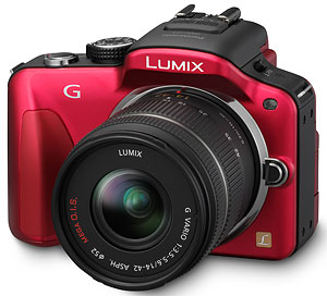 Panasonic's Lumix DMC-G3 compact system camera. Photo provided by Panasonic. Click for a bigger picture!