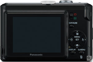 Panasonic's Lumix DMC-LZ10 digital camera. Courtesy of Panasonic, with modifications by Michael R. Tomkins. Click for a bigger picture!