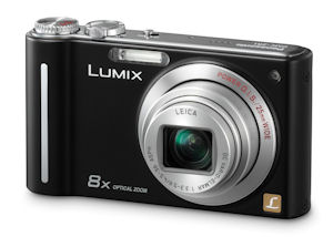 Panasonic's Lumix DMC-ZR1 digital camera. Photo provided by Panasonic Consumer Electronics Co. Click for a bigger picture!
