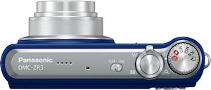 Panasonic's Lumix DMC-ZR3 digital camera. Photo provided by Panasonic Consumer Electronics Co. Click for a bigger picture!