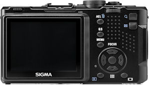 Sigma's DP2 digital camera. Courtesy of Sigma, with modifications by Michael R. Tomkins. Click for a bigger picture!