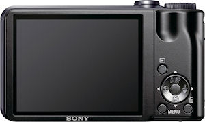 Sony's Cyber-shot DSC-H55 digital camera. Photo provided by Sony Electronics Inc. Click for a bigger picture!