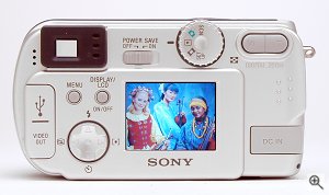 Sony's DSC-P31 digital camera. Copyright © 2002, The Imaging Resource. All rights reserved. Click for a bigger picture!