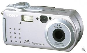 Sony's Cyber-shot DSC-P3 digital camera. Courtesy of Sony Electronics. Click for a bigger picture!