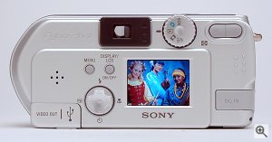 Sony's DSC-P71 digital camera. Copyright © 2002, The Imaging Resource. All rights reserved. Click for a bigger picture!