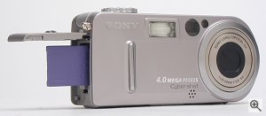Sony's Cyber-shot DSC-P9 digital camera. Copyright &copy; 2002, The Imaging Resource. All rights reserved.