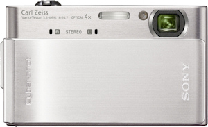 Sony's Cyber-shot DSC-T900 digital camera. Photo provided by Sony Electronics Inc. Click for a bigger picture!