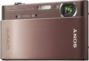 Sony's Cyber-shot DSC-T900 digital camera. Photo provided by Sony Electronics Inc. Click for a bigger picture!