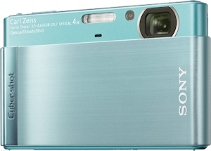 Sony's Cyber-shot DSC-T90 digital camera. Photo provided by Sony Electronics Inc. Click for a bigger picture!