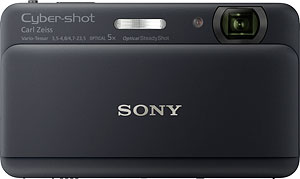 Sony's Cyber-shot DSC-TX55 digital camera. Photo provided by Sony Electronics Inc. Click for a bigger picture!