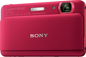 Sony's Cyber-shot DSC-TX55 digital camera. Photo provided by Sony Electronics Inc. Click for a bigger picture!