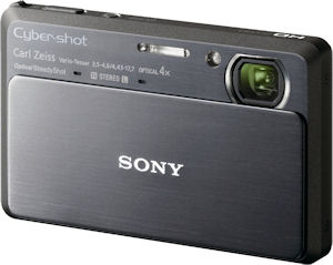 Sony's Cyber-shot DSC-TX9 digital camera. Photo provided by Sony Electronics Inc. Click for a bigger picture!