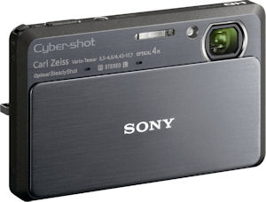 Sony's Cyber-shot DSC-TX9 digital camera. Photo provided by Sony Electronics Inc. Click for a bigger picture!