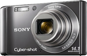 Sony's Cyber-shot DSC-W370 digital camera. Photo provided by Sony. Click for a bigger picture!