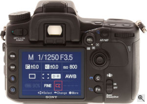 Sony's Alpha DSLR-A700 digital SLR. Copyright © 2007, Imaging Resource. All rights reserved. Click for a bigger picture!