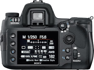Sony's Alpha DSLR-A850 digital SLR. Photo provided by Sony Electronics Inc. Click for a bigger picture!