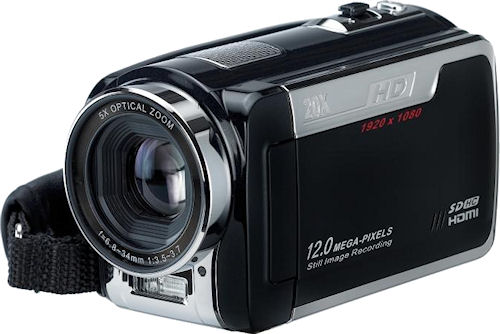 Haier's five megapixel, 5x optical zoom DV-E58 digital camcorder. Photo provided by Haier Group Corp. Click for a bigger picture!