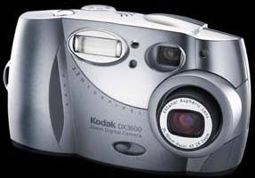 Kodak's DX3600  digital camera. Courtesy of Kodak.