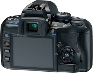 Olympus' E-450 digital SLR. Photo provided by Olympus Imaging America Inc. Click for a bigger picture!