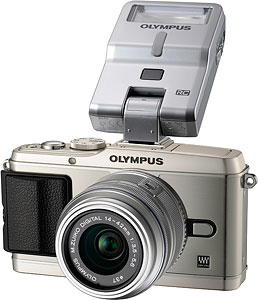 Olympus' PEN E-P3 compact system camera. Photo provided by Olympus Imaging America Inc. Click for a bigger picture!