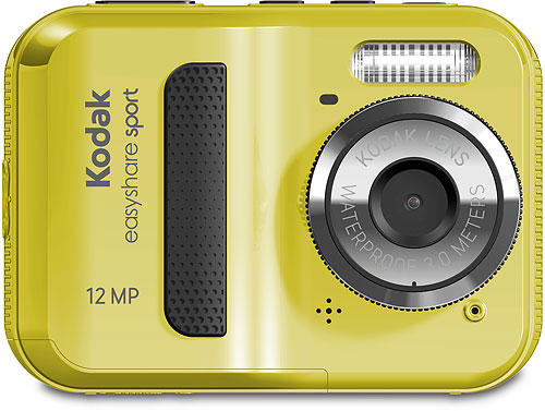 Kodak's EasyShare Sport C123 digital camera. Rendering provided by Eastman Kodak Co. Click fora bigger picture!