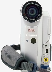 Canon's Elura 40MC digital camcorder. Courtesy of Canon, with modifications by Michael R. Tomkins.