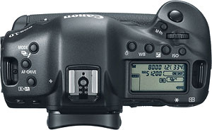 Canon's EOS-1D X digital SLR. Photo provided by Canon USA Inc. Click for a bigger picture!