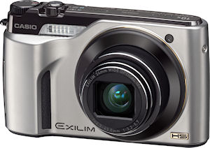 Casio's EXILIM Zoom EX-FH100 digital camera. Photo provided by Casio America Inc. Click for a bigger picture!