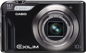 Casio's EXILIM Zoom EX-H15 digital camera. Photo provided by Casio America Inc. Click for a bigger picture!