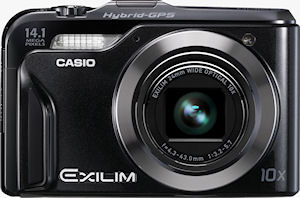 Casio's EXILIM Hi-Zoom EX-H20G digital camera. Photo provided by Casio America, Inc. Click for a bigger picture!