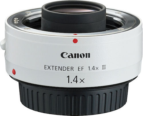 The Canon Extender EF 1.4x III. Photo provided by Canon USA Inc. Click for a bigger picture!