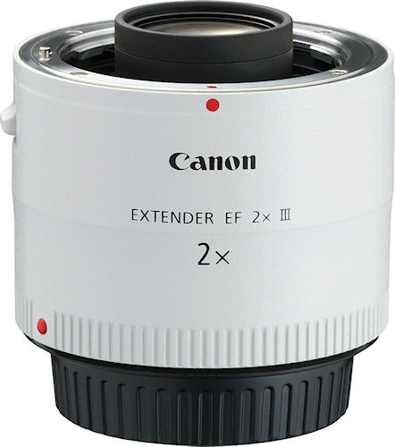 The Canon Extender EF 2x III. Photo provided by Canon USA Inc. Click for a bigger picture!