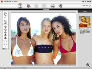 Reallusion's FaceFilter Studio 2. Copyright (c) 2007, The Imaging Resource. All rights reserved.