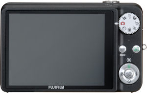 Fujifilm's FinePix J150w digital camera. Courtesy of Fujifilm, with modifications by Michael R. Tomkins. Click for a bigger picture!