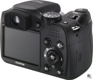 Fujifilm's FinePix S700 digital camera. Courtesy of Fujifilm, with modifications by Michael R. Tomkins. Click for a bigger picture!