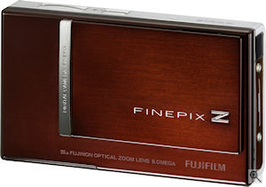 Fujifilm's FinePix Z100fd digital camera. Courtesy of Fujifilm, with modifications by Michael R. Tomkins. Click for a bigger picture!