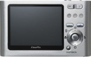 Fujifilm's FinePix Z1 digital camera. Courtesy of Fujifilm, with modifications by Michael R. Tomkins. Click for a bigger picture!