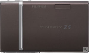 Fujifilm's FinePix Z5fd digital camera. Courtesy of Fujifilm, with modifications by Michael R. Tomkins. Click for a bigger picture!