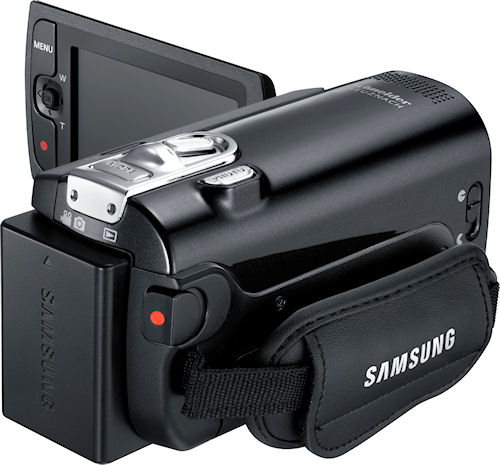 Samsung's F-Series digital camcorders. Photo provided by Samsung Electronics America Inc. Click for a bigger picture!