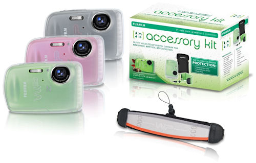 A selection of Fujifilm's Spring 2009 accessory lineup. Photo provided by Fujifilm USA Inc. Click for a bigger picture!