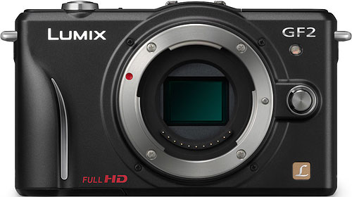 Panasonic's Lumix DMC-GF2 digital camera. Photo provided by Panasonic Consumer Electronics Co. Click for a bigger picture!