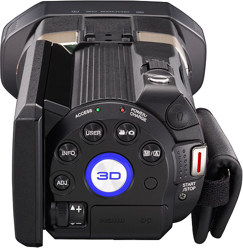 The JVC GZ-TD1 Full HD 3D camcorder. Photo provided by JVC Americas Corp. Click for a bigger picture!